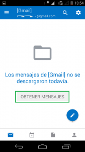 E-mails programados no Outlook para Android