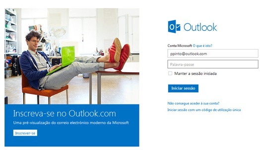 Obtenha um novo domínio no Outlook